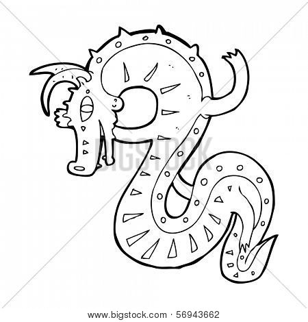 saxon dragon cartoon