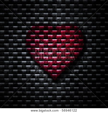 Red Heart Background