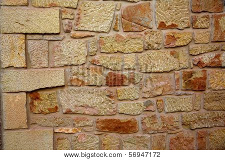 Masonry walls in Maestrazgo of Teruel aragon spain
