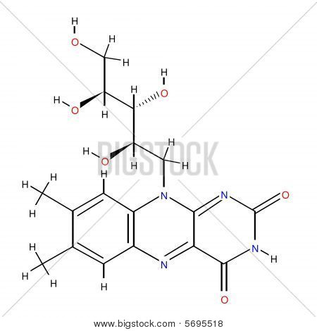 核黄素的结构式