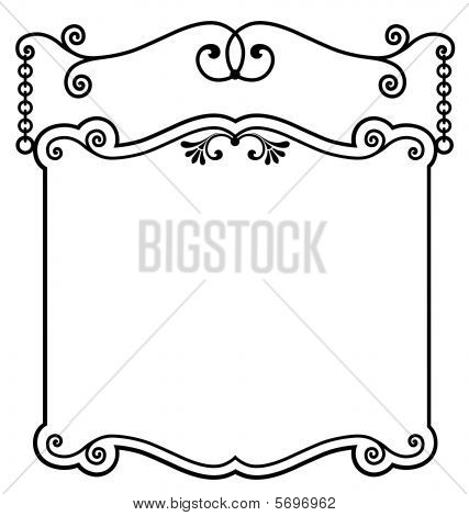 Висит знак группы