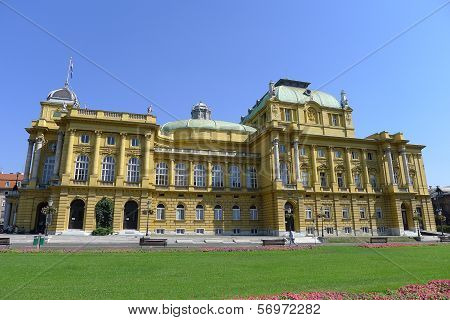 Croatian National Theatre In Zagreb
