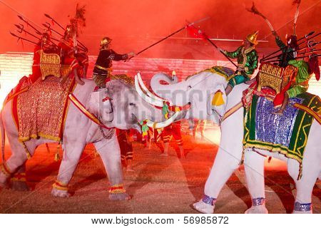 Ayutthaya Ligth & Sound Presentation And Thai Historical Acting On Dec 7-16, 2012