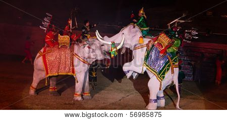 Ayutthaya Ligth & Sound Presentation And Thai Historical Acting On Dec 7-16, 2012