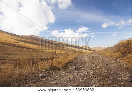 Mountain Dirt Road in Armenia