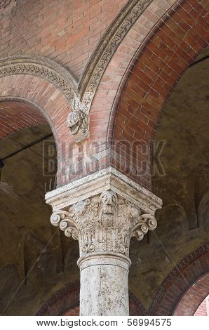 Town hall. Piacenza. Emilia-Romagna. Italy.