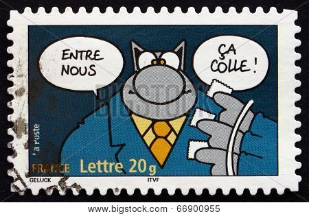 Postage Stamp France 2005 Cat, Comics By Philippe Geluck