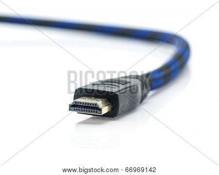 Hdmi Cable On A White Background