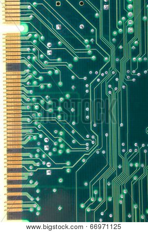 back view of computer plate as background
