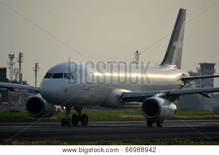 Silk Air airplane