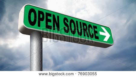 open source program software program or economy freeware internet data computer sharing 