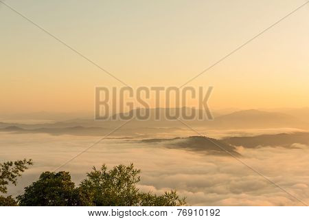 Fog On Mountain