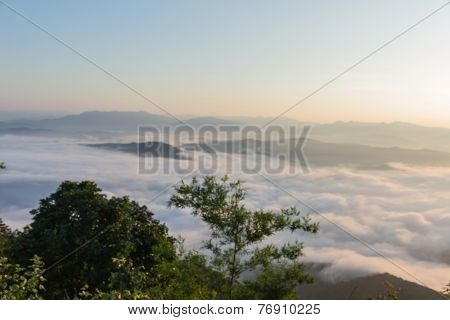 Fog On Mountain