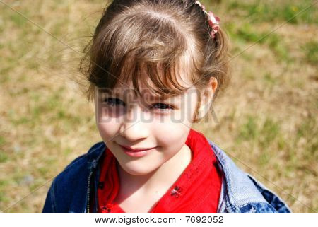 Portrait of the nice girl