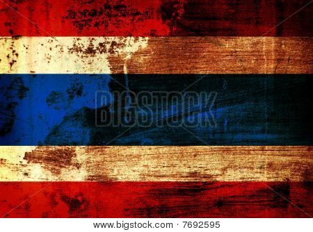 Grunge Thailand vlag