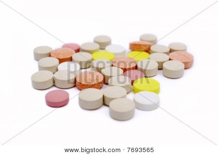 Farvede tabletter