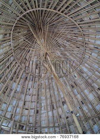 Bamboo roof