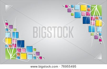 Symbol Background, Colorful Square