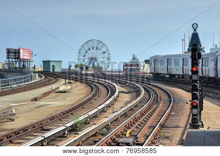 Coney Island, Subway, Brooklyn, New York
