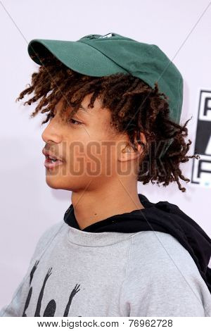 LOS ANGELES - NOV 23:  Jaden Smith at the 2014 American Music Awards - Arrivals at the Nokia Theater on November 23, 2014 in Los Angeles, CA