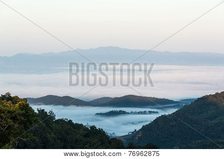 Fog On Mountain