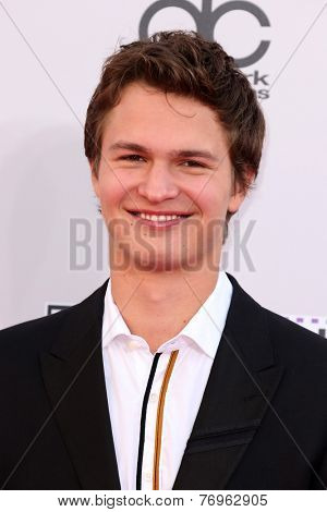 LOS ANGELES - NOV 23:  Ansel Elgort at the 2014 American Music Awards - Arrivals at the Nokia Theater on November 23, 2014 in Los Angeles, CA