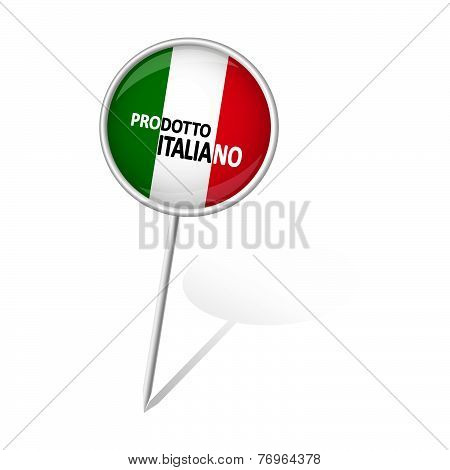 Pin Round - Prodotto Italiano