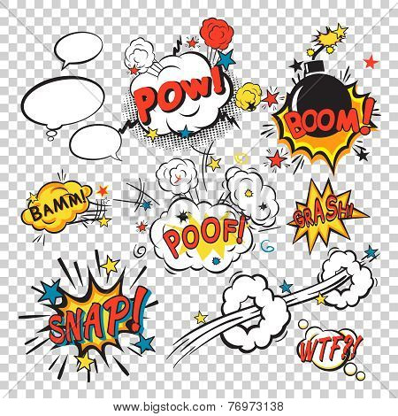 Comic boom set