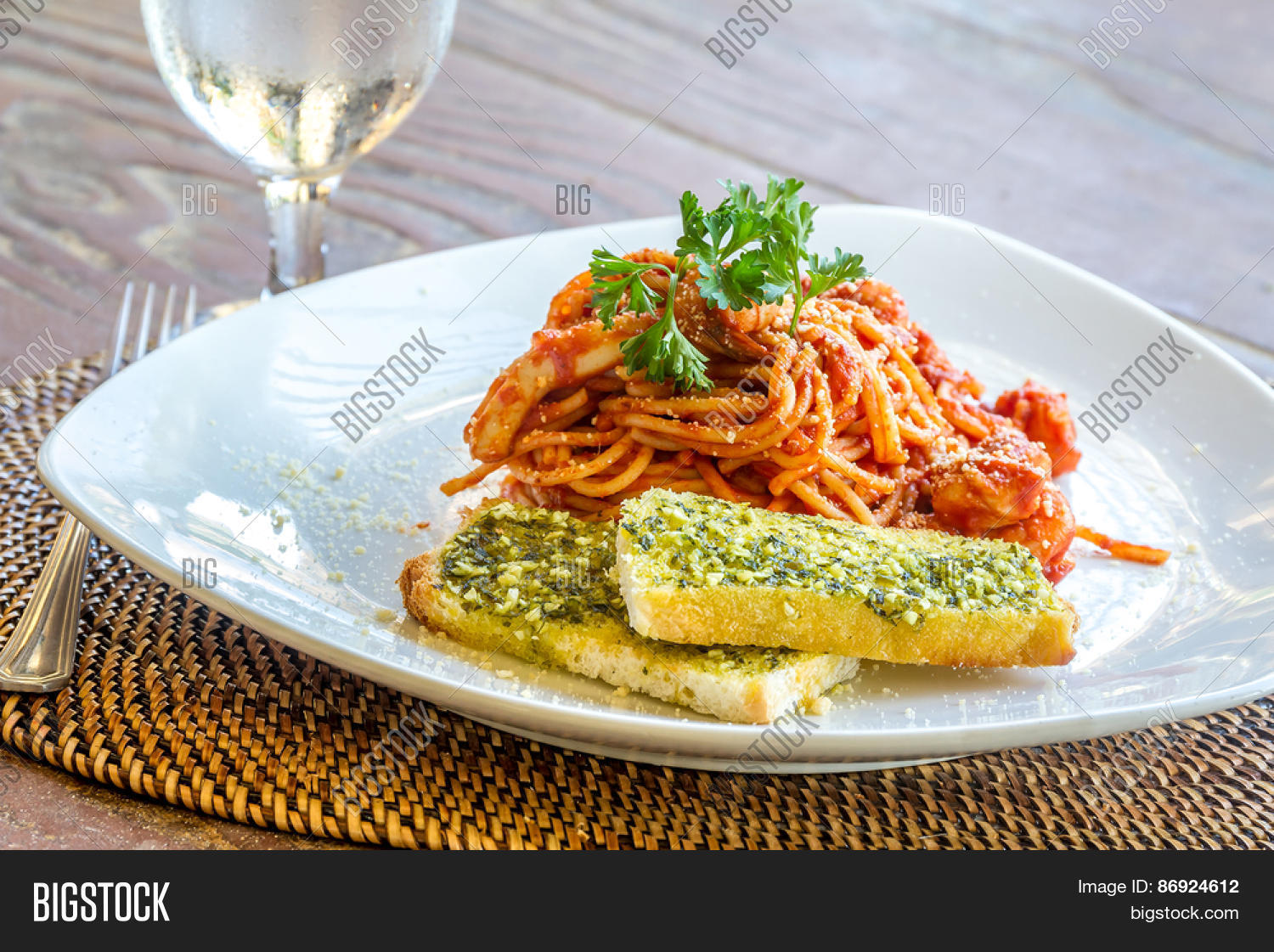 Seafood Pasta Tomato Image & Photo (Free Trial) | Bigstock