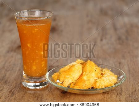 Medicinal Bael Fruit With Juice