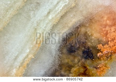 Onyx Is A Banded Variety Of Chalcedony With Chemical Composition Sio2.