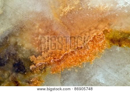 Onyx Is A Banded Variety Of Chalcedony With Chemical Composition Sio2.