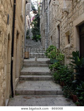Escaleras de Korcula