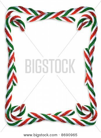Frontière de Noël Candy Cane