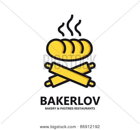 Vector logo of fresh bread