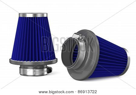 Blue Air Filter For Car