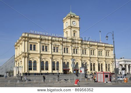 Leningrad Station in Moscow