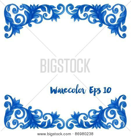 watercolor vintage elements