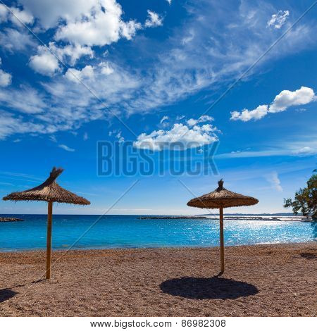 Majorca Cala Bona beach Son Servera Mallorca in Balearic islands of spain