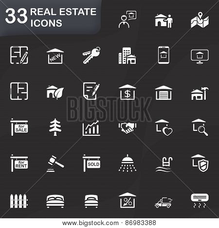 33 Real Estate Icons.eps