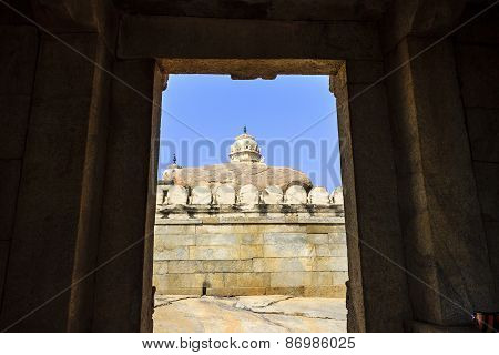 Veerabhadra temple main gopura at Lepakshi, Andhra Pradesh