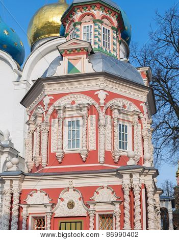The Great Trinity Monastery In Sergiyev Posad Near Moscow. Golden Ring Of A Russia