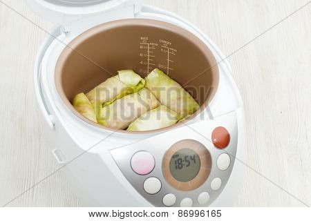 Stuffed Cabbage Rolls In Multicooker