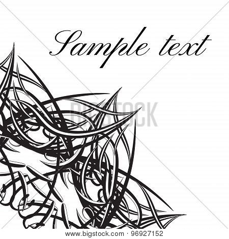 Monochrome Background With Abstract Elements