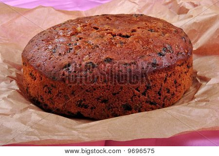Hemlagad ekologisk Christmas Cake med frukt