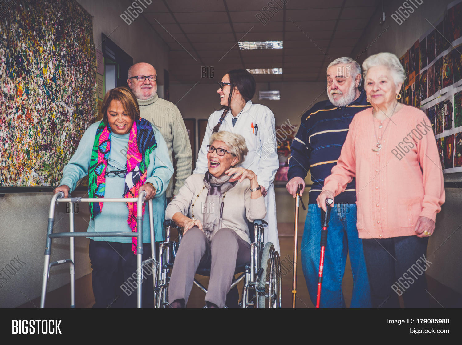 Senior Adults Nursing Image & Photo (Free Trial) Bigstock