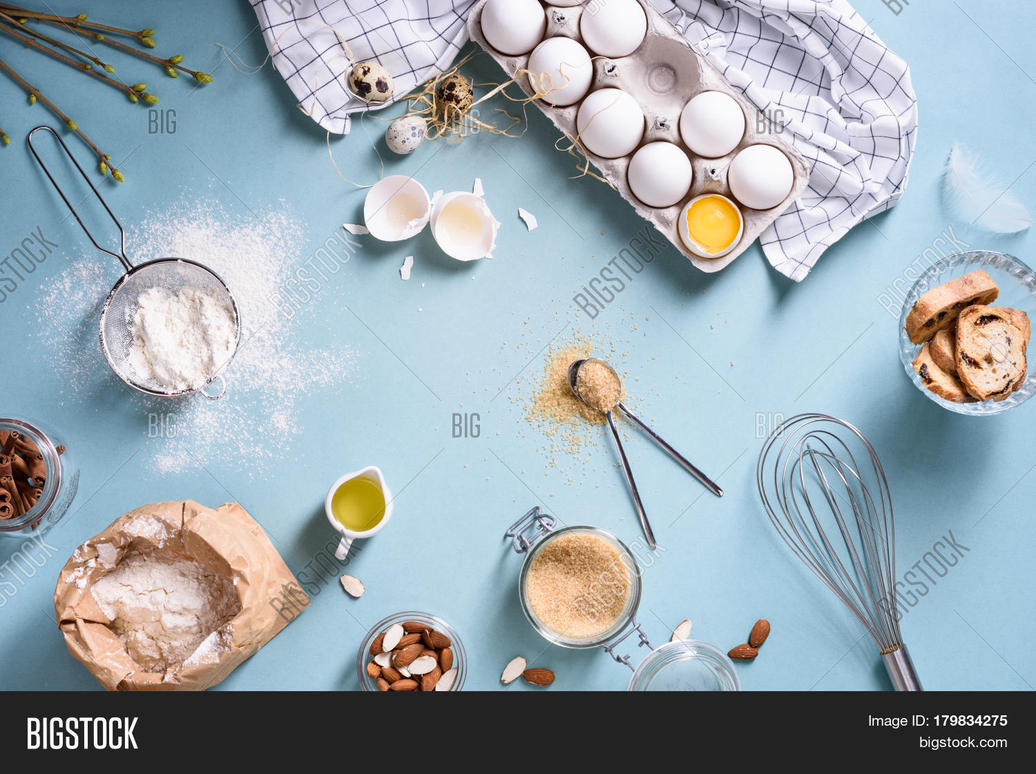 Bakery Ingredients Image Photo Free Trial Bigstock