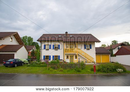 Building In Fussen, Bavaria, Germany.