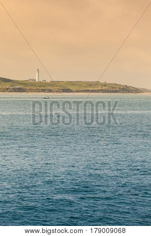 Coastline With Lighthouse Hirtshals Denmark