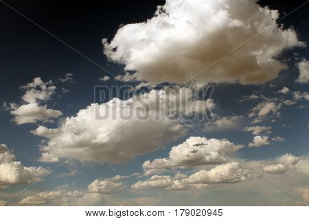 the sun through the clouds, Sunny day